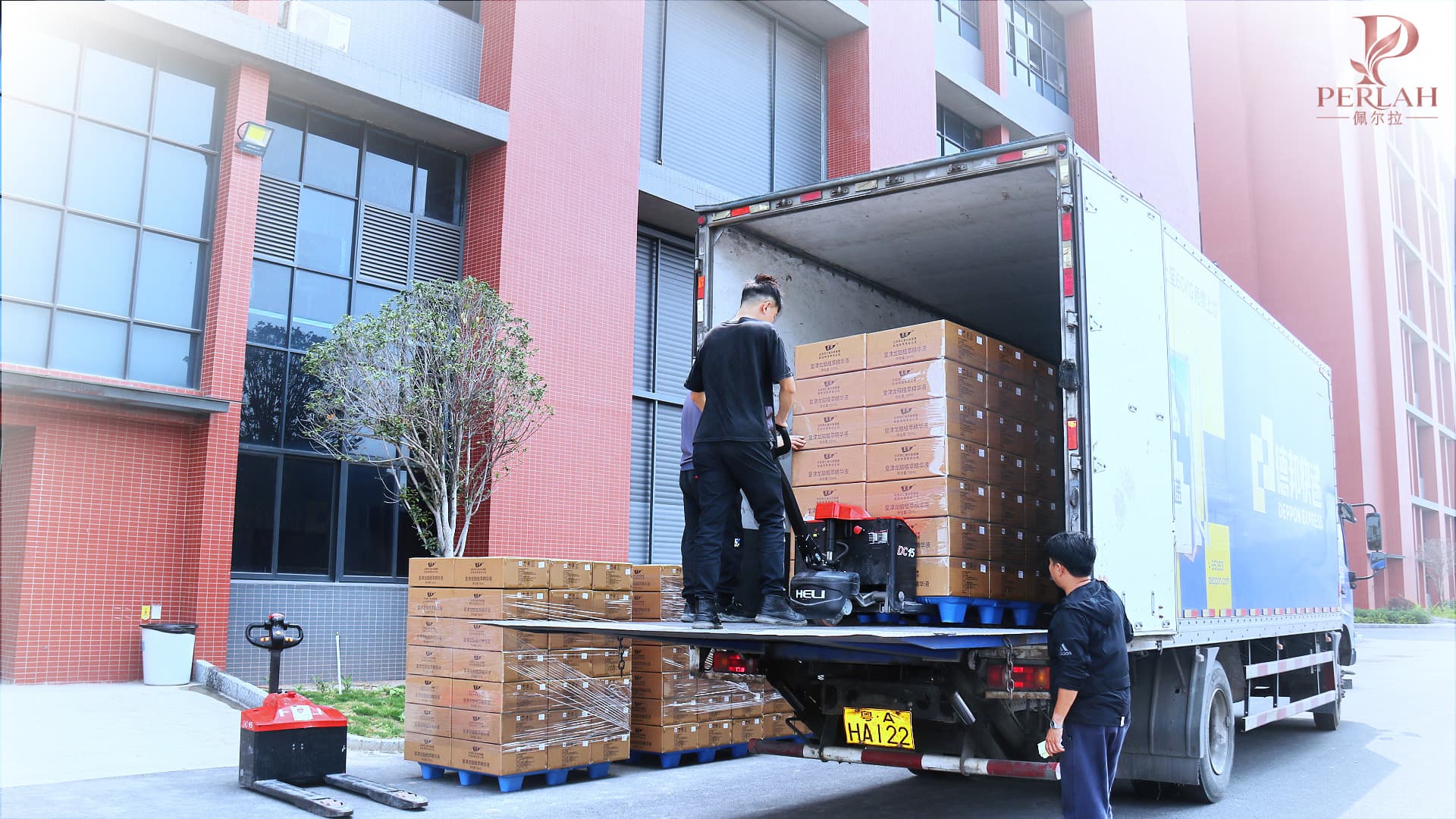 Export order shipment preparation at PERLAH