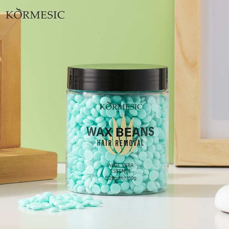 Aloe hair removal wax beans