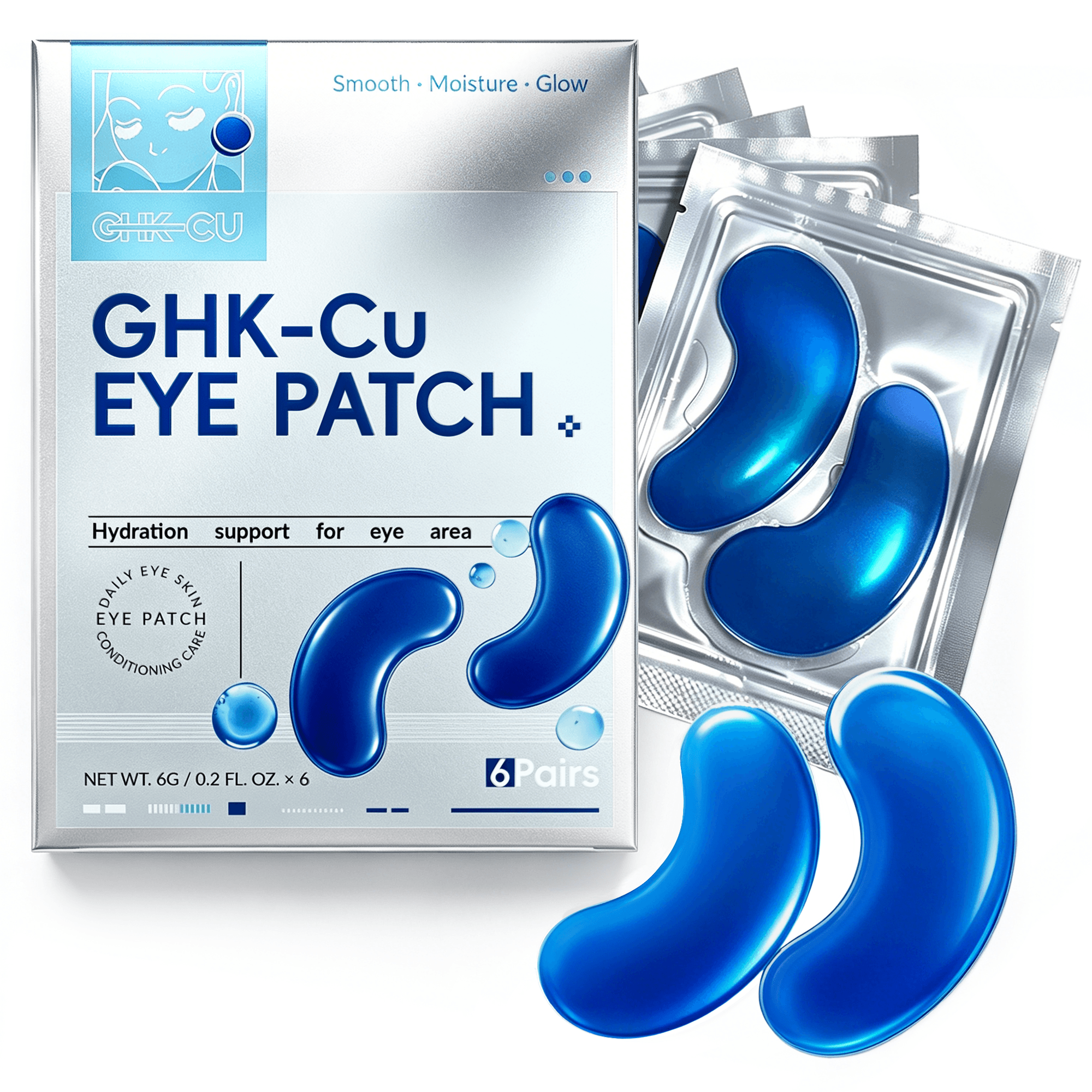 Copper peptide eye mask set