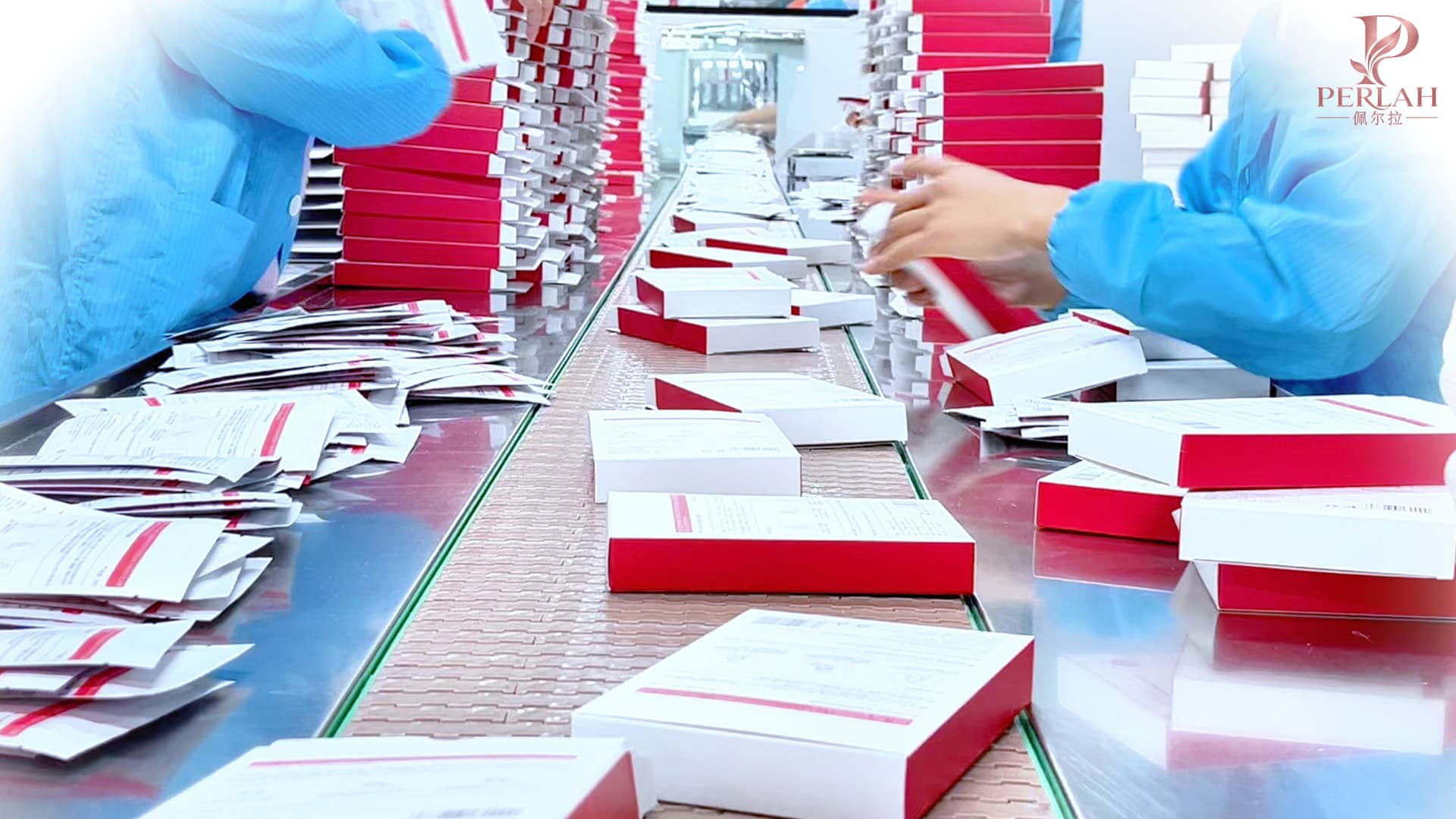 Cosmetic packing process