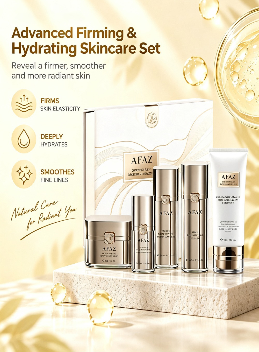 AFAZ skincare set detail 1