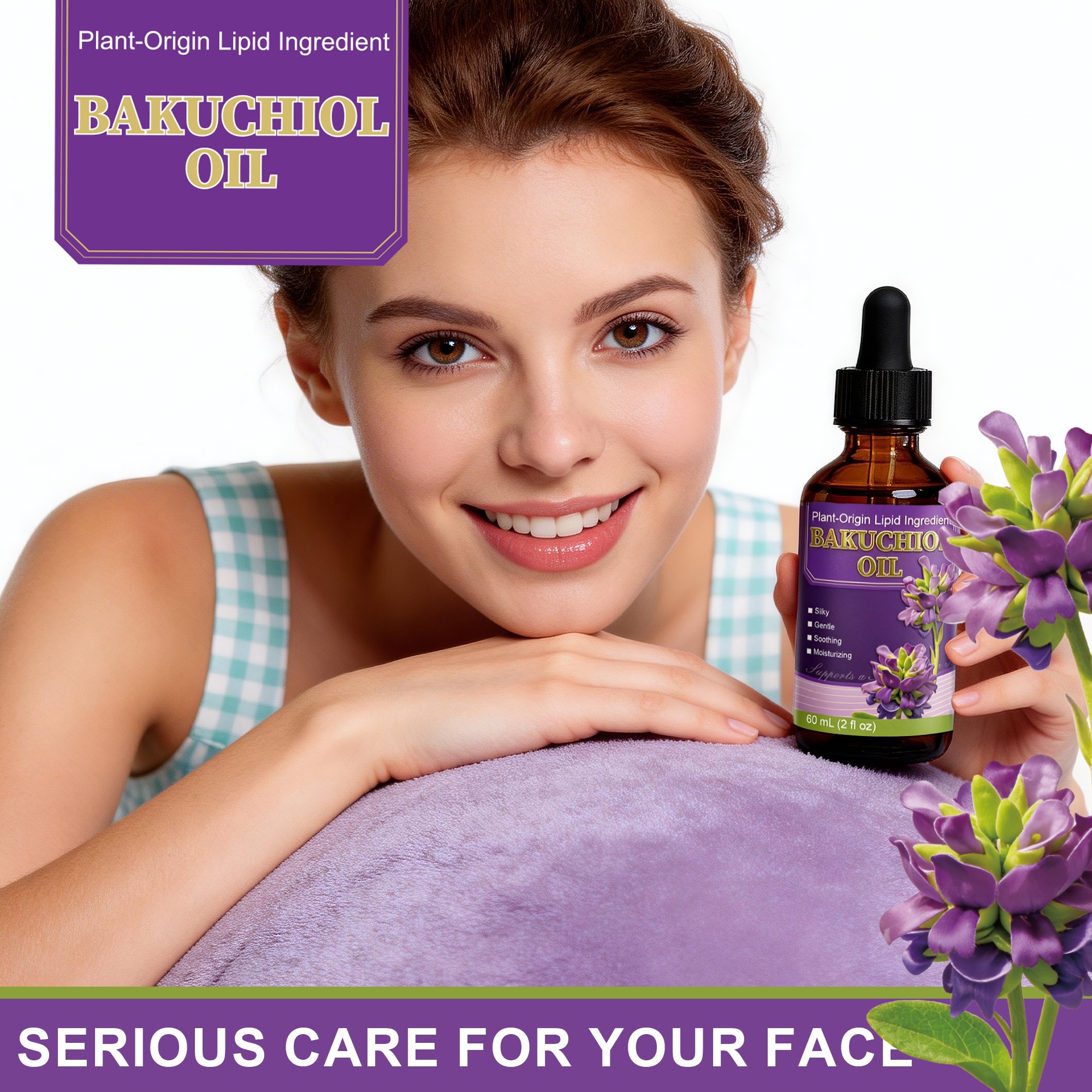 Bakuchiol facial oil detail 7