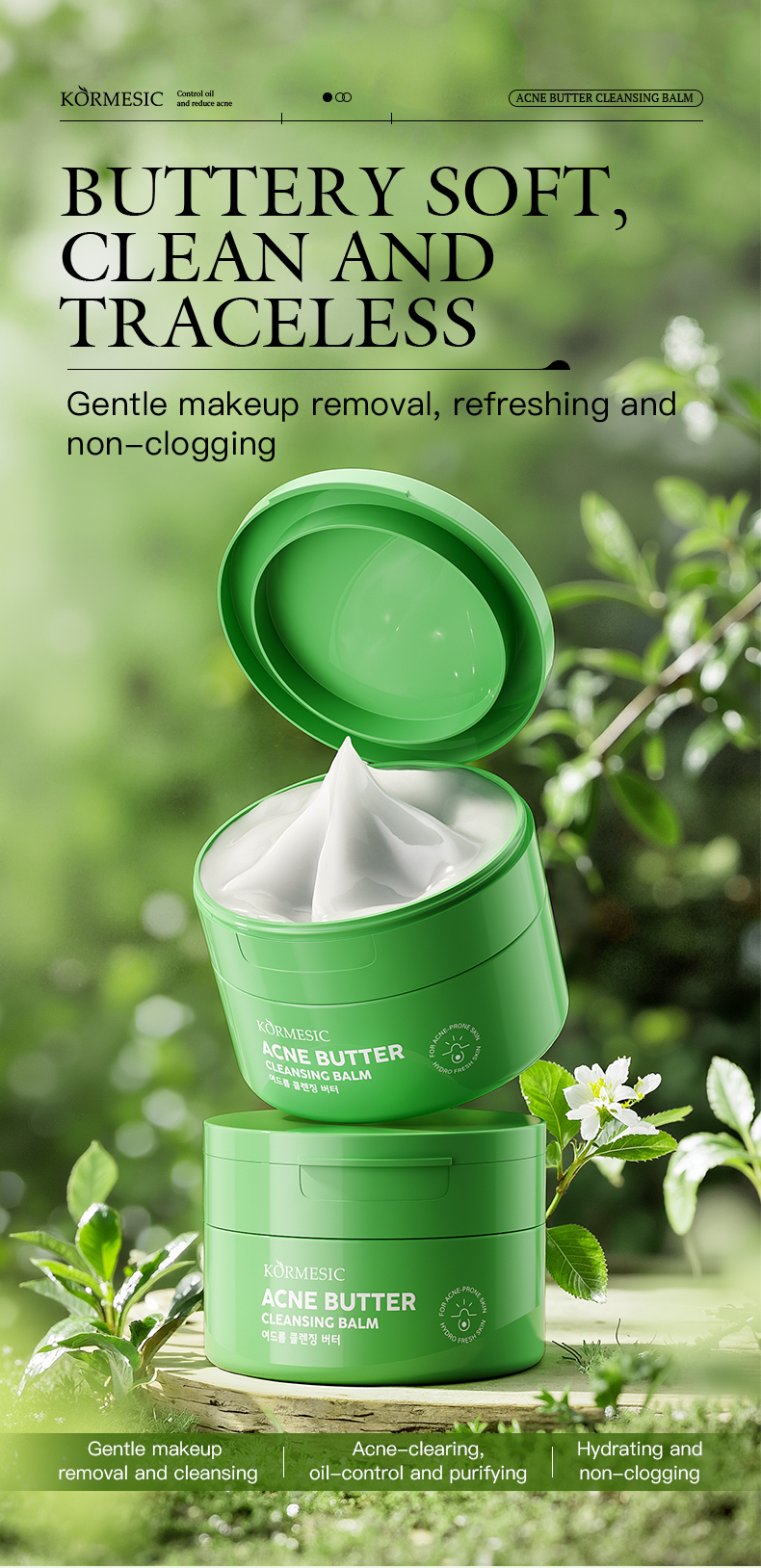 Facial cleansing balm detail 1