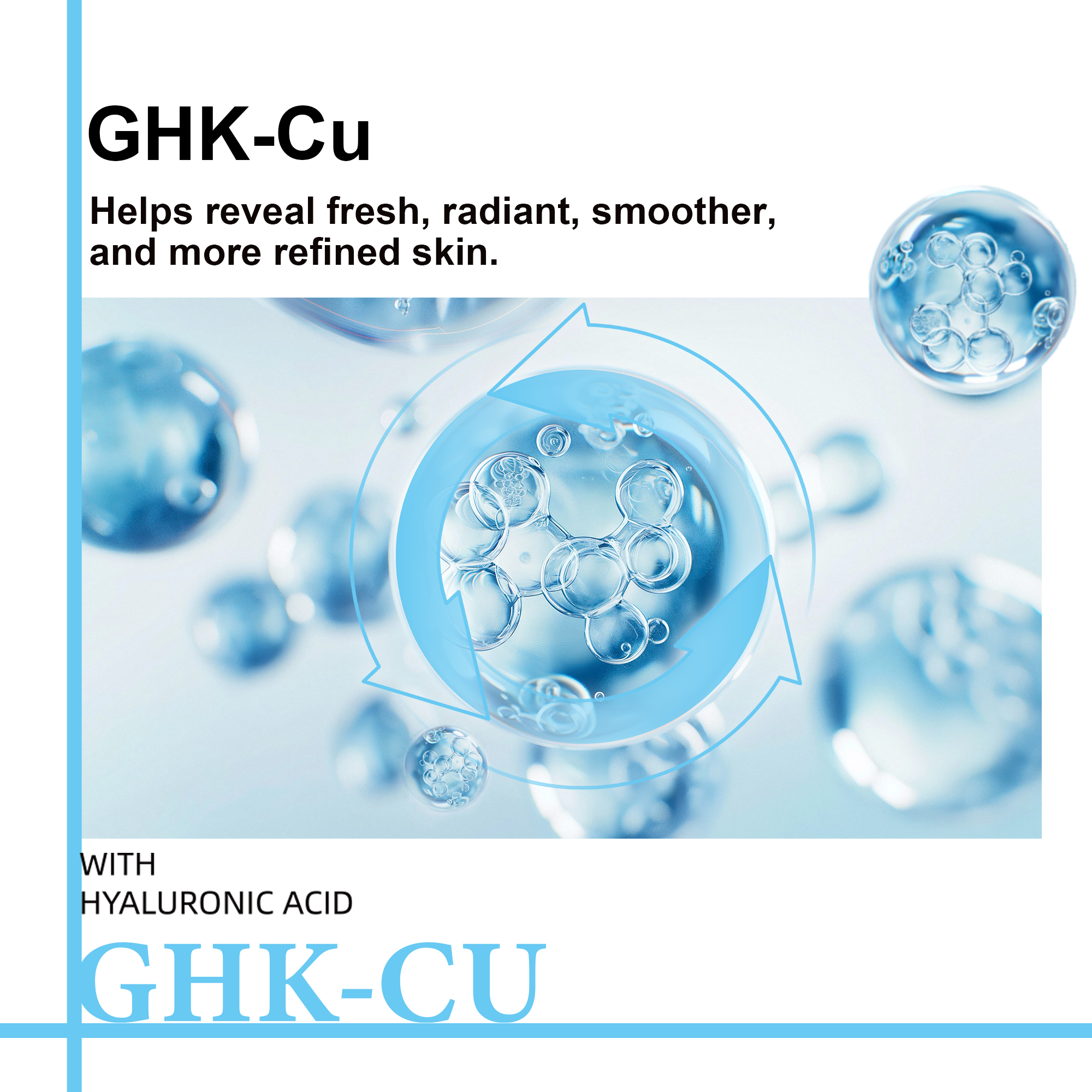 Copper peptide facial serum detail 3