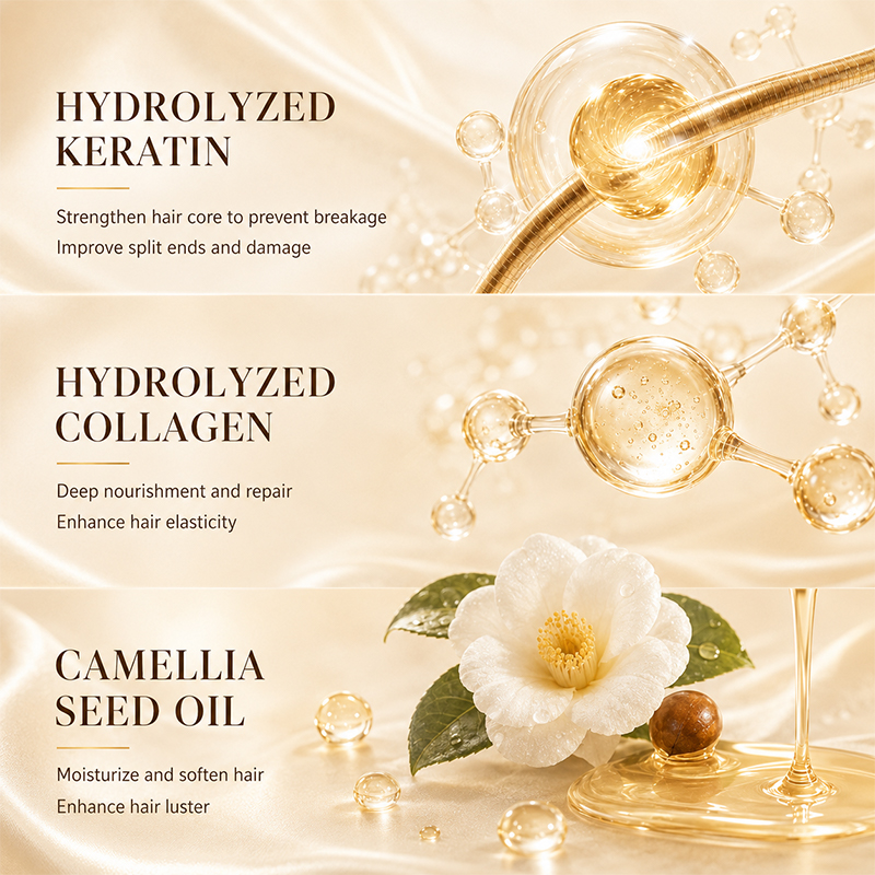 Hair repair oil capsules detail 3