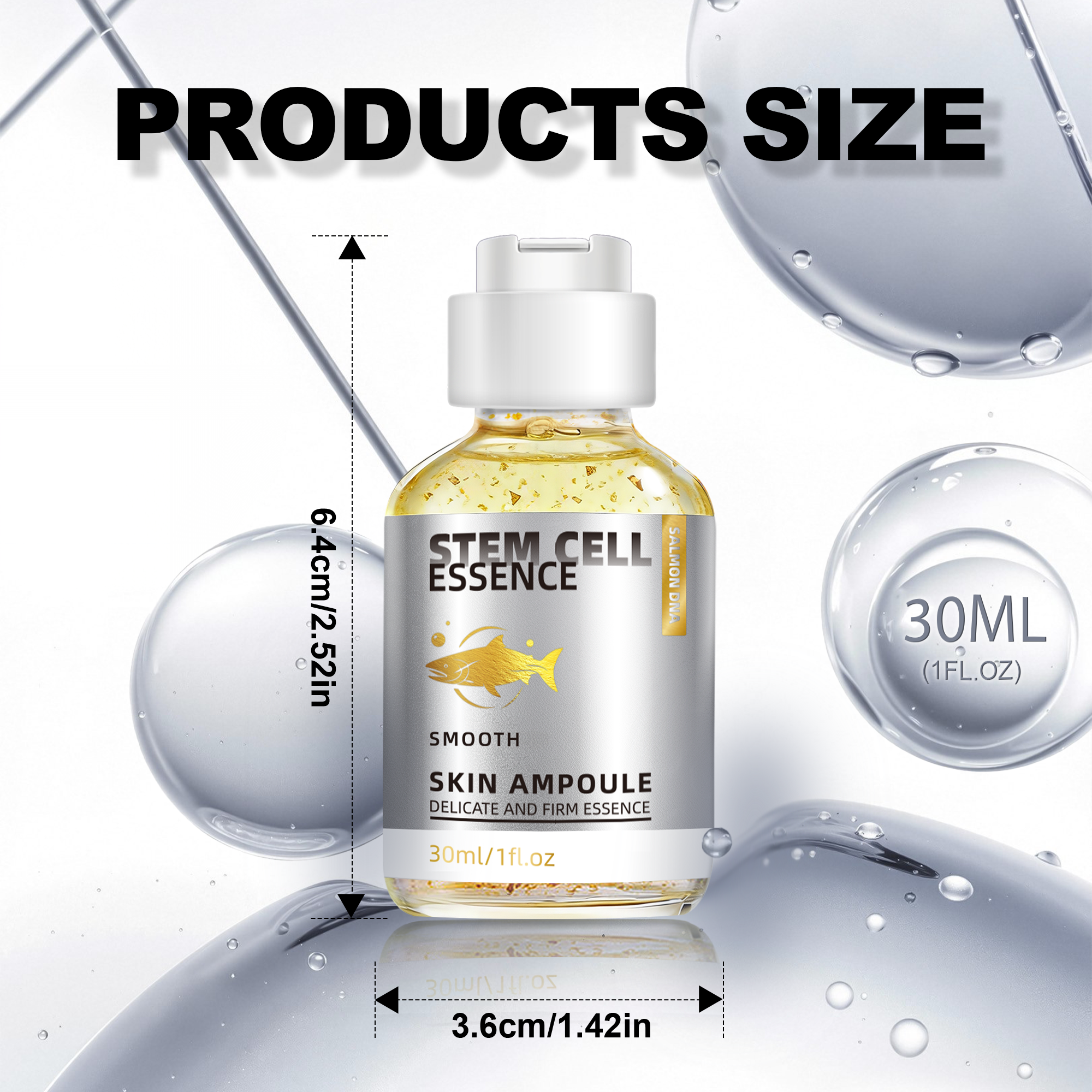 PDRN facial serum detail 2